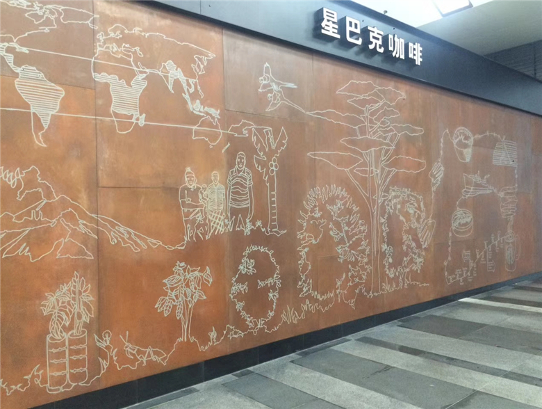 平南耐候钢幕墙
